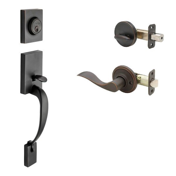 Fashion Handleset, Waverlie Right Hand Lever Int. Trim, Tuscan Bronze, Copper Creek, Mfr#: FZ2610XWLR-TB